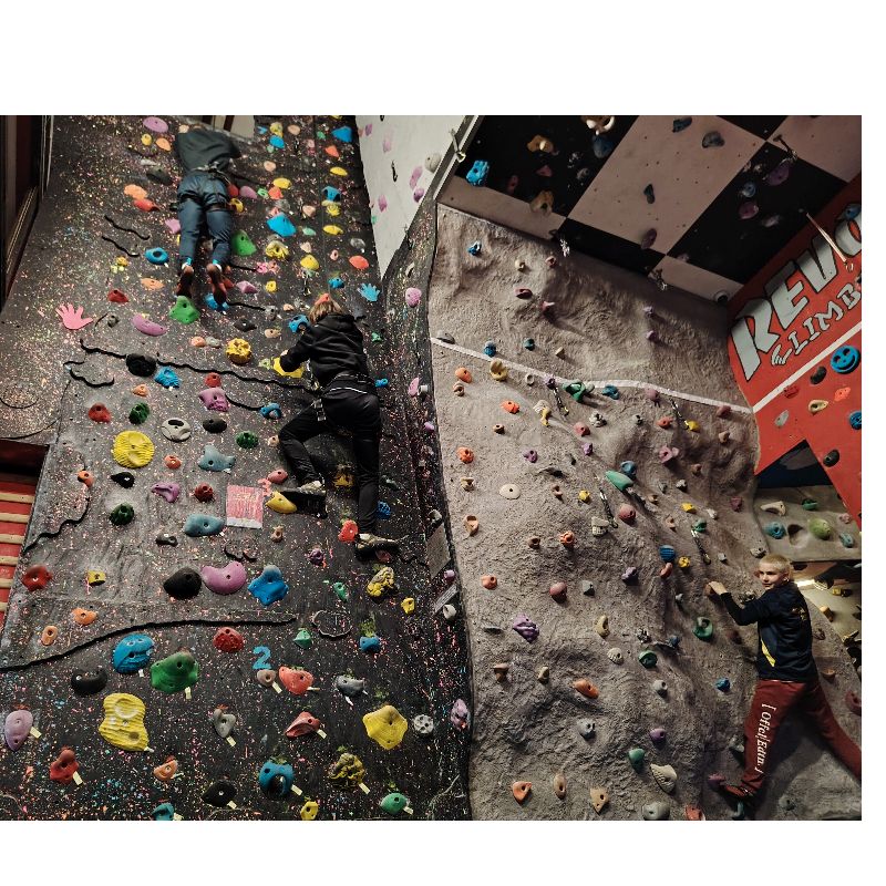 Kick-off Crew went to Revolution’s climbing wall - Liberty College Gallery